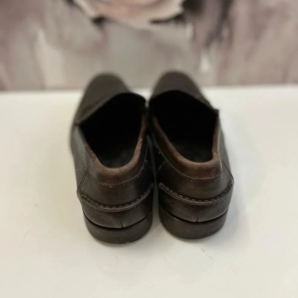 ! Salvatore Ferragamo Crown Leather Loafer, Brown 8.5 main image 4